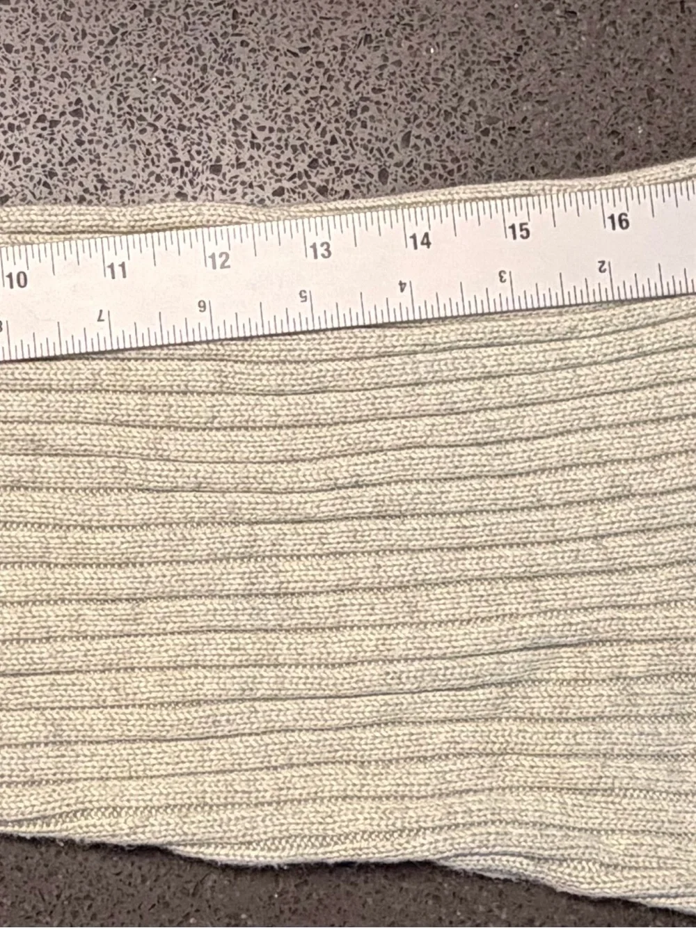 Tommy Bahama Gray Ribbed Knit Mock Neck Sweater Men Size Large Gray Beige L Xl